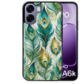 Coque pour Oppo A6 A6 A6K paon plumes