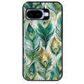 Coque pour Pixel 8A 9A 10A paon plumes