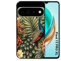 Coque pour Pixel 10 / 11 / PRO / XL paon tropical