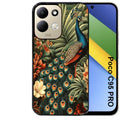 Coque pour POCO C95 PRO paon tropical