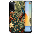 Coque pour POCO C81 PRO paon tropical