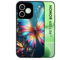 Coque noire pour Honor 600 LITE avec motif papillon arc protection antichoc personnalisée