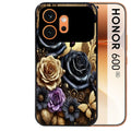 Coque noire taperso pour Honor 600 et 600 PRO avec motif papillon gothic protection antichoc personnalisée