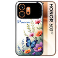 Coque noire taperso pour Honor 600 et 600 PRO avec motif papillon prenom personnalisee protection antichoc personnalisée
