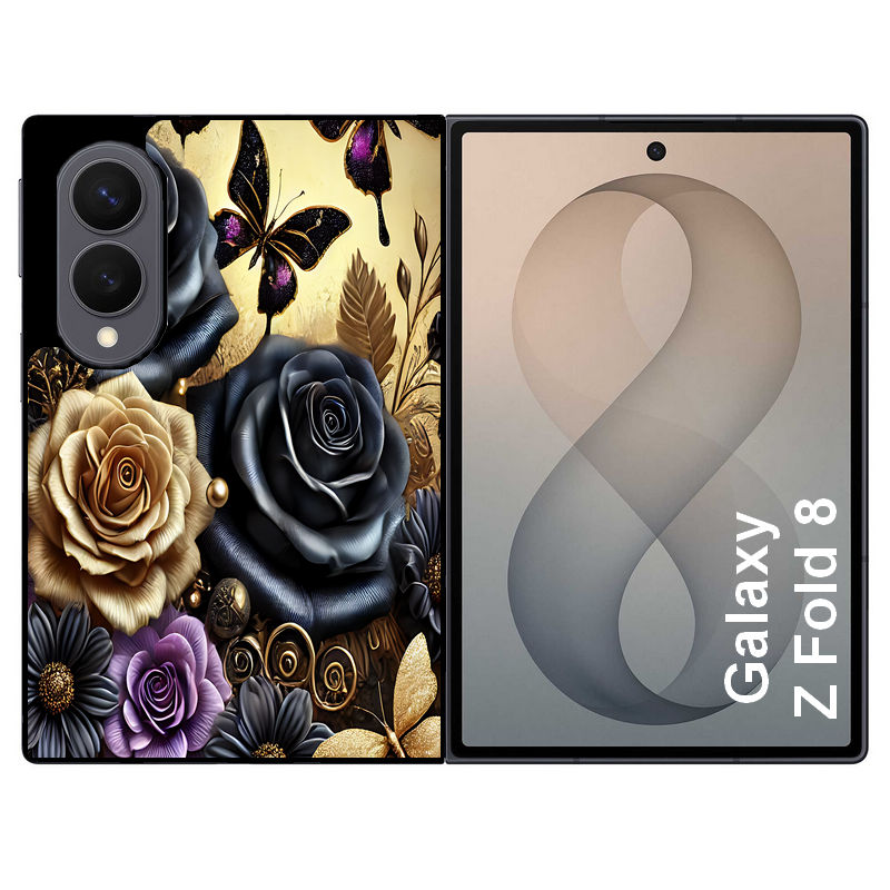 Coque pour Z FOLD 8 papillon gothic