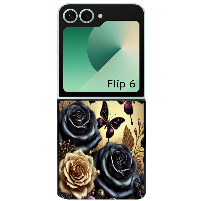 Coque pour Z FLIP 6 7 8 papillon gothic