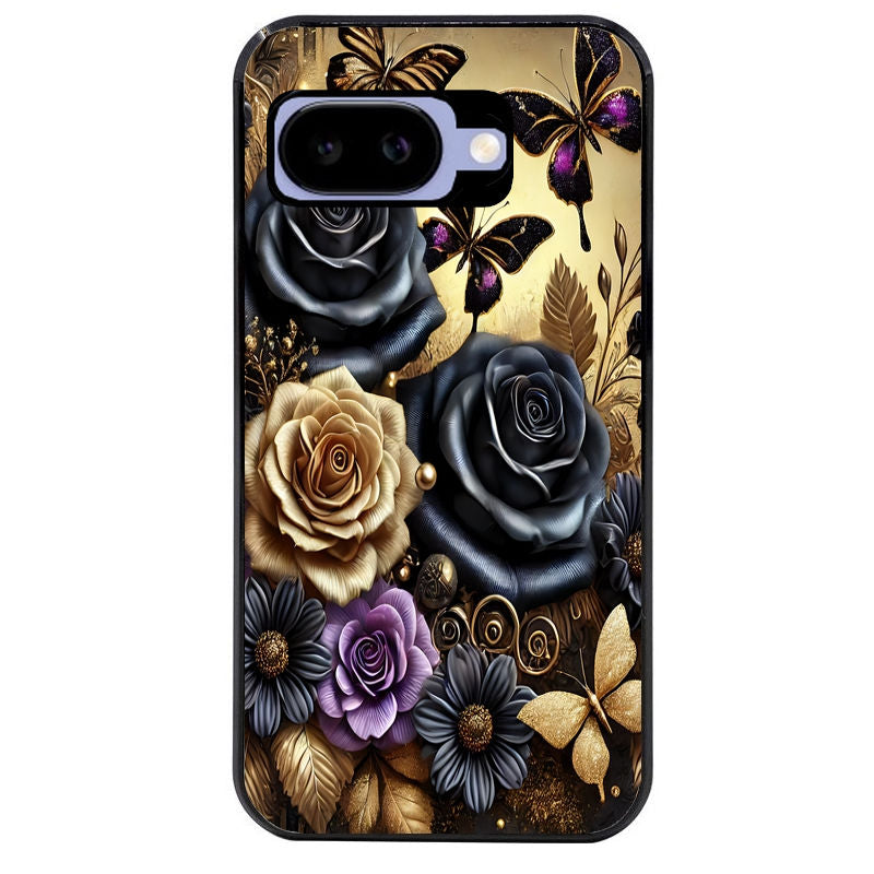Coque pour Pixel 8A 9A 10A papillon gothic