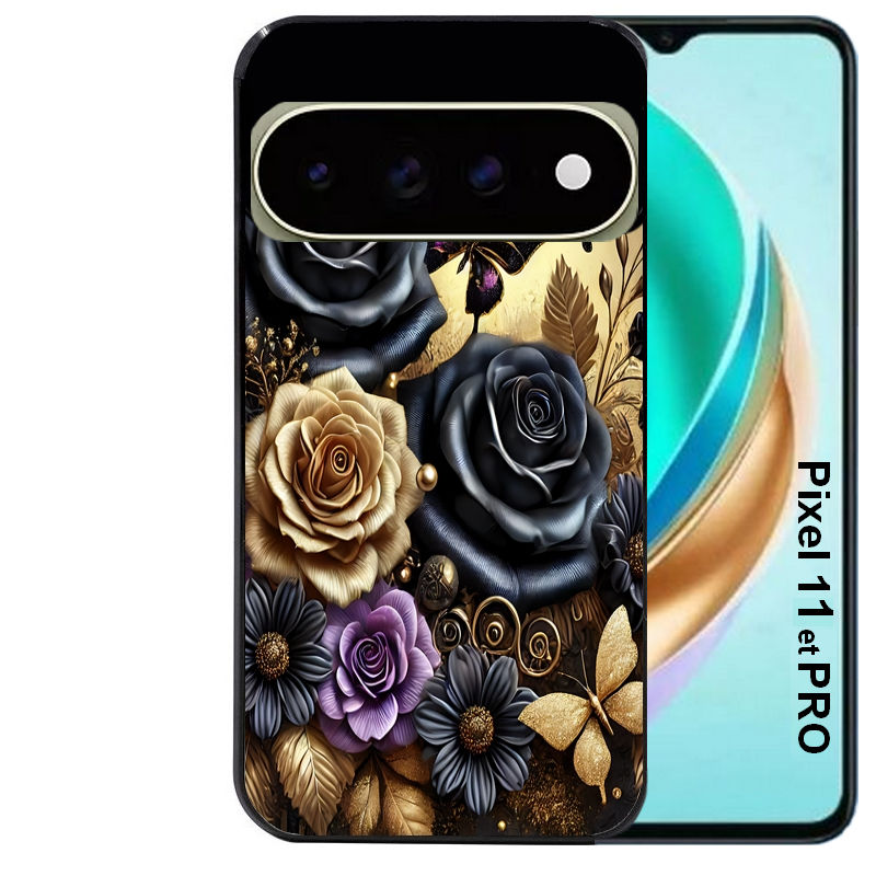 Coque pour Pixel 10 / 11 / PRO / XL papillon gothic