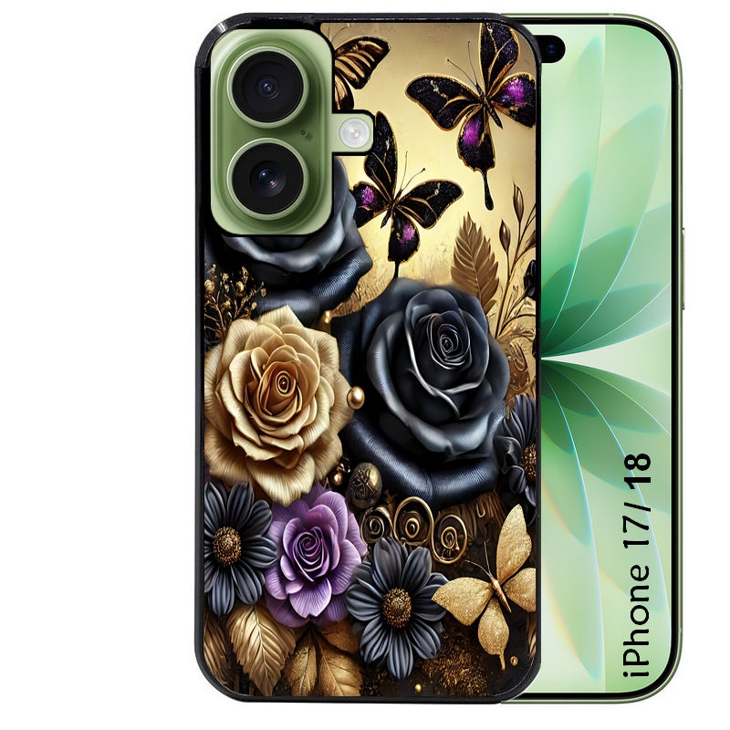 Coque pour Iphone 18 / PRO / PRO MAX / 18E papillon gothic