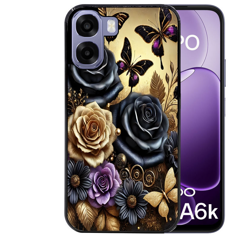 Coque pour Oppo A6 A6 A6K papillon gothic