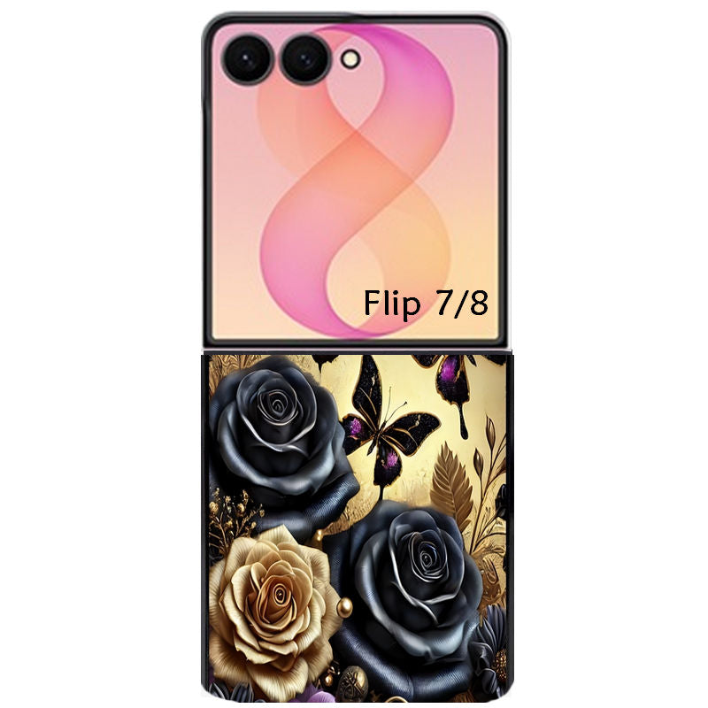 Coque pour Z FLIP 6 7 8 papillon gothic