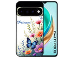 Coque pour Pixel 10 / 11 / PRO / XL papillon prenom
