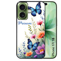 Coque pour Iphone 18 / PRO / PRO MAX / 18E papillon prenom