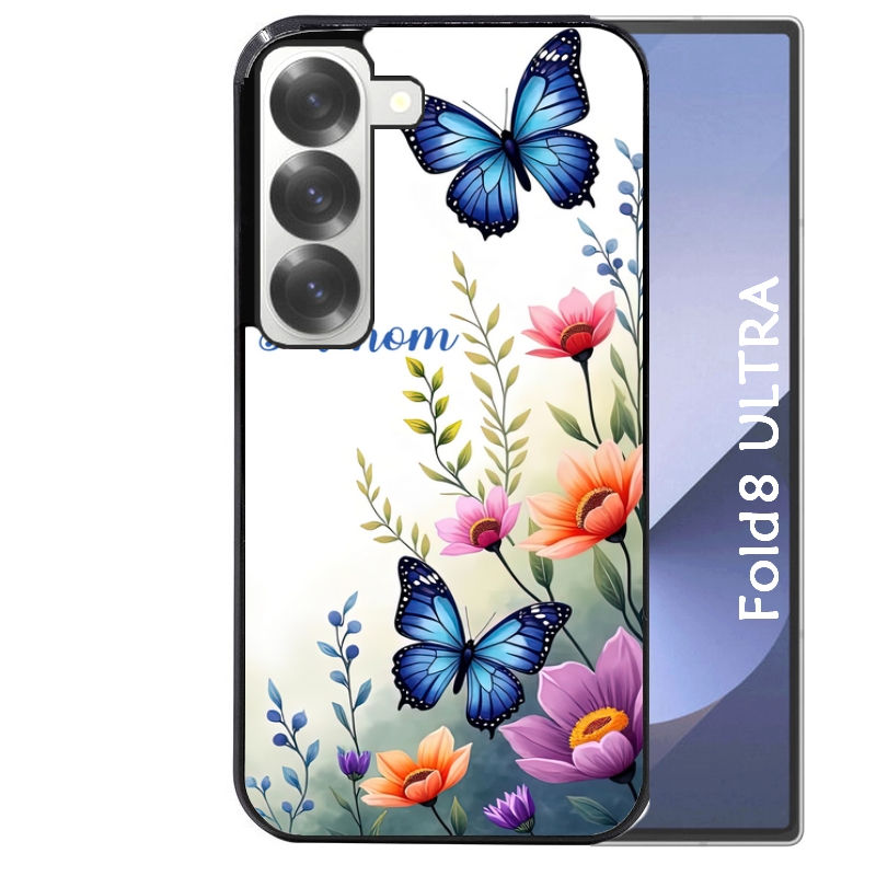 Coque pour Z FOLD 8 ULTRA papillon prenom