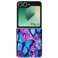 Coque pour Z FLIP 6 7 8 papillon violet UV