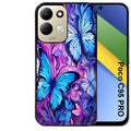 Coque pour POCO C95 PRO papillon violet UV