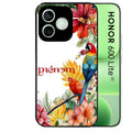 Coque noire pour Honor 600 LITE avec motif perroquet personnaliséee protection antichoc personnalisée