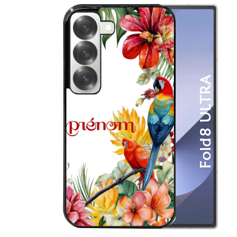 Coque pour Z FOLD 8 ULTRA personnalisée perroquet