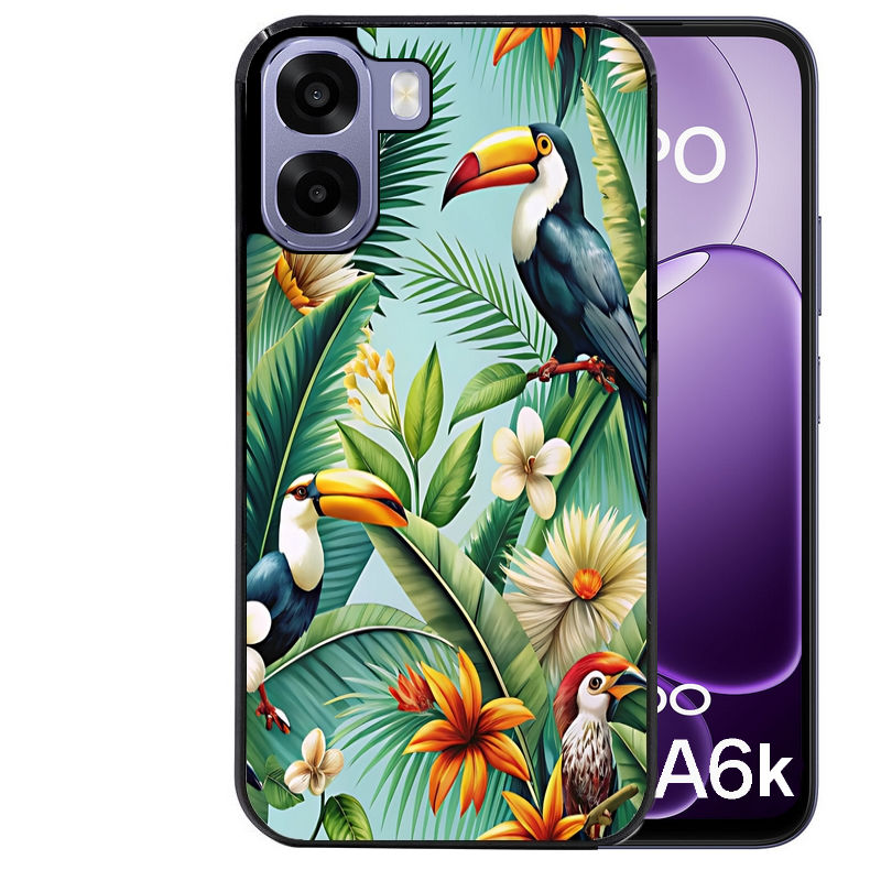 Coque pour Oppo A6 A6 A6K perroquet toucan
