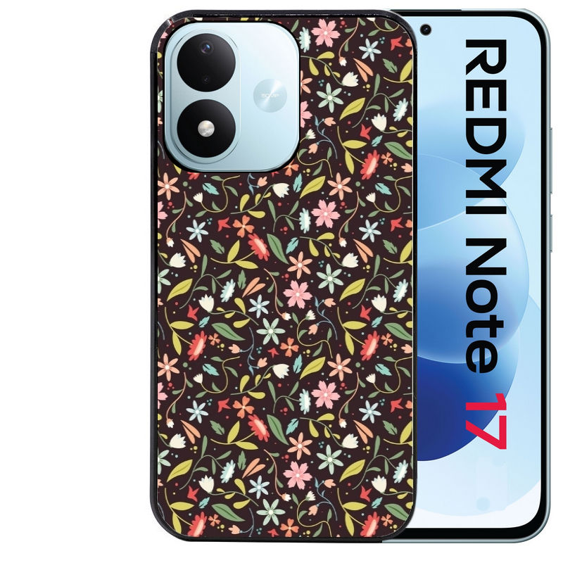 Coque pour Redmi Note 17 et PRO 4G 5G Max petites fleurs