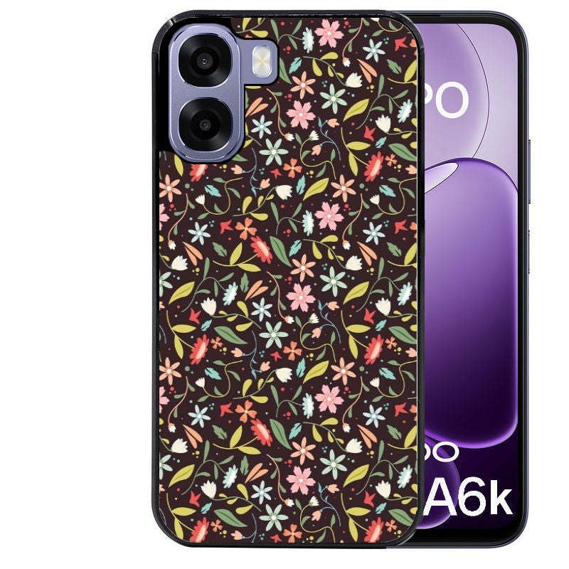 Coque pour Oppo A6 A6 A6K petites fleurs