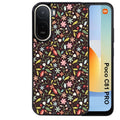 Coque pour POCO C81 PRO petites fleurs