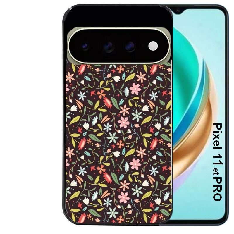 Coque pour Pixel 10 / 11 / PRO / XL petites fleurs