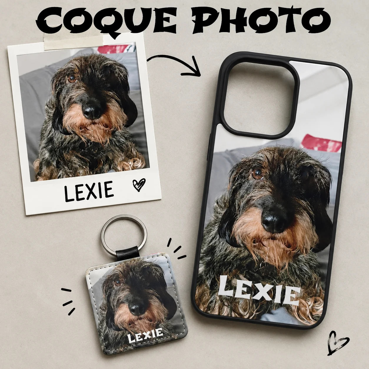 Coque iPhone 12 à 17 personnalisée avec votre photo
