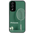 Coque noire taperso pour OnePlus Nord 5 avec motif badminton sport personnalise protection antichoc personnalisée