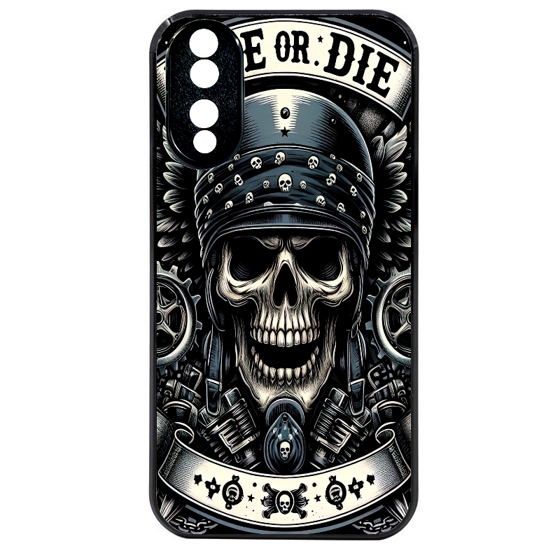 Coque noire taperso pour Honor 70 LITE 90 et LITE avec motif mort motard protection antichoc personnalisée