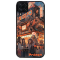Coque noire taperso pour galaxy A22 A32 A52 A52S 4G 5G  avec motif anime street japan personnalise protection antichoc personnalisée