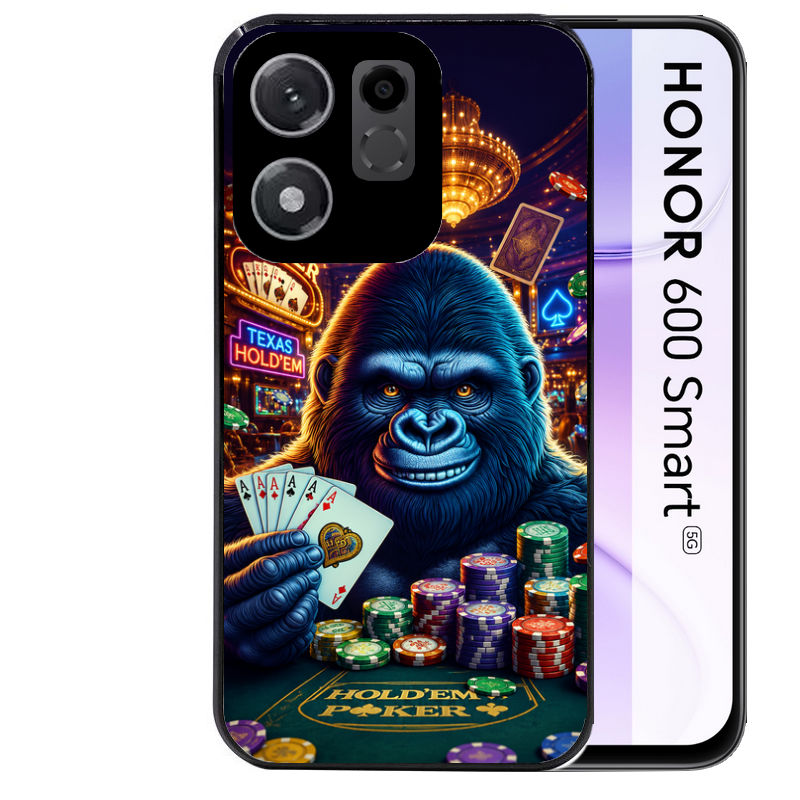 Coque pour Honor 600 SMART poker casino gorille