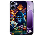 Coque pour Oppo A6 A6 A6K poker casino gorille