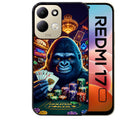 Coque pour Redmi 17 et 17C 4G 5G poker casino gorille