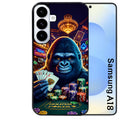 Coque pour Galaxy A08 A18 A28 A38 A58 poker casino gorille