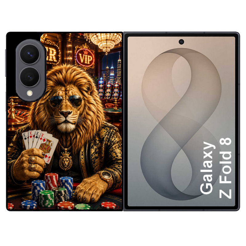Coque pour Z FOLD 8 poker casino lion