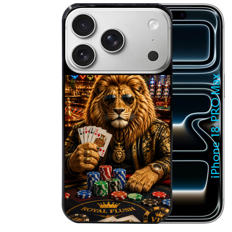 Coque pour Iphone 18 / PRO / PRO MAX / 18E poker casino lion