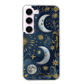 Coque taperso pour galaxy S21 et PLUS ULTRA FE avec motif lune astre protection antichoc personnalisée