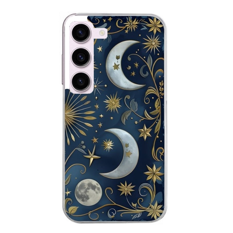 Coque taperso pour Galaxy A13 4G et 5G A23 A53 avec motif lune astre protection antichoc personnalisée