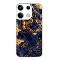Coque taperso pour POCO M6 PRO 4G avec motif tigre et fleur protection antichoc personnalisée