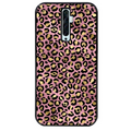 Coque noire taperso pour OPPO Reno 2 et 2Z avec motif leopard rose protection antichoc personnalisée