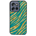 Coque noire taperso pour Moto Edge 60 et Neo Fusion Pro avec motif zebre vert protection antichoc personnalisée