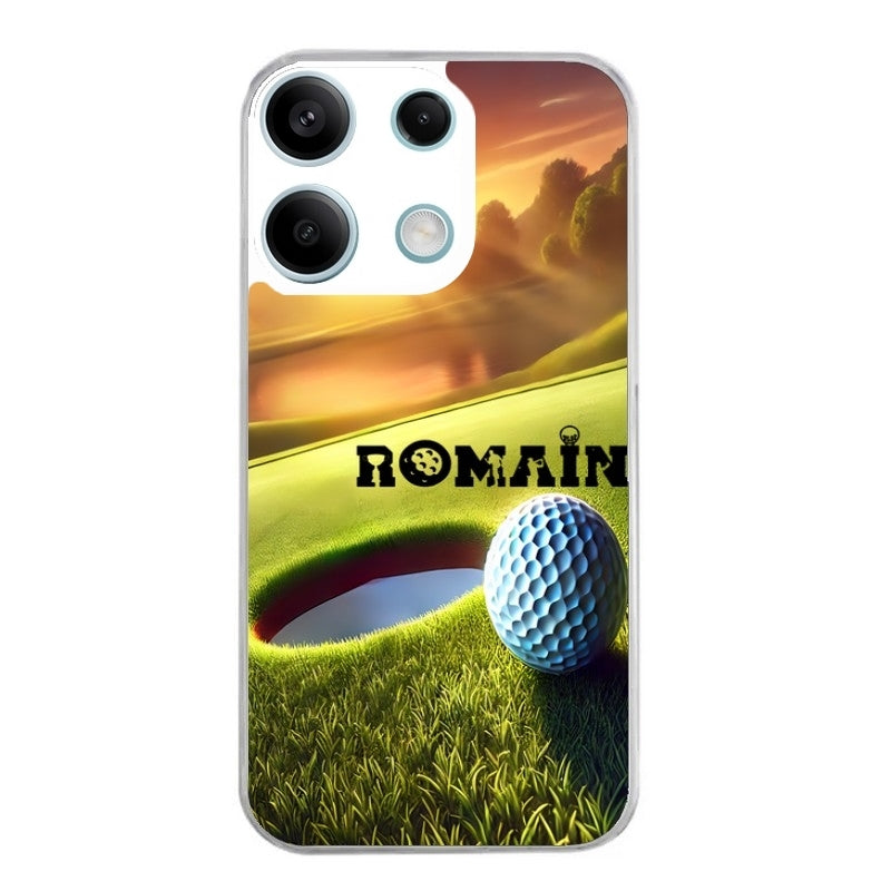 Coque taperso pour POCO M6 PRO 4G avec motif golf personnalisee protection antichoc personnalisée