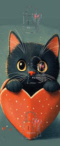 Chat coeur
