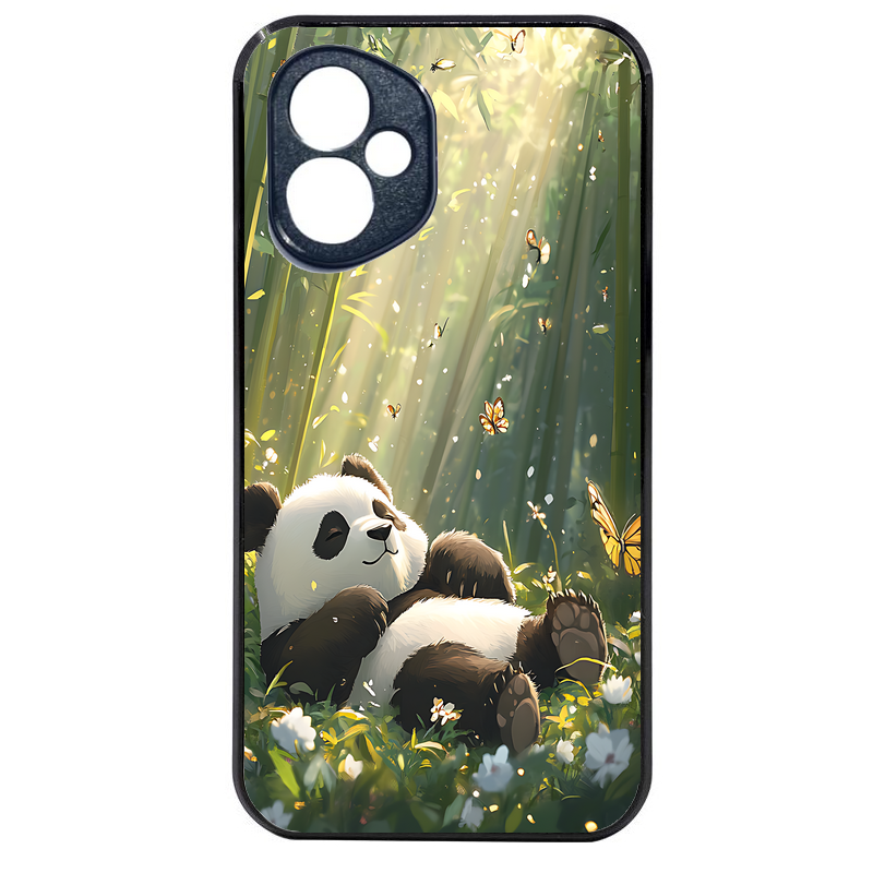 Coque noire taperso pour Honor 400 et Lite Pro Smart avec motif panda bambou protection antichoc personnalisée