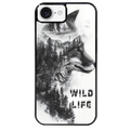 Coque noire taperso pour Iphone 16 16E PLUS MAX PRO avec motif renard fox wild protection antichoc personnalisée
