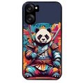Coque noire taperso pour OnePlus Nord CE5 avec motif panda katana personnalisee protection antichoc personnalisée