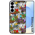 Coque noire taperso pour galaxy S26 et PLUS ULTRA FE avec motif tag et graffiti protection antichoc personnalisée