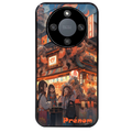 Coque noire taperso pour Magic 5 6 LITE et PRO avec motif anime street japan personnalise protection antichoc personnalisée