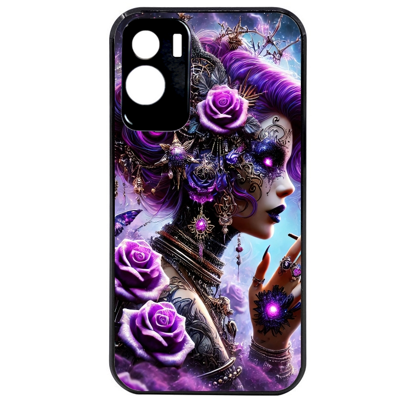 Coque noire taperso pour Honor 70 LITE 90 et LITE avec motif fee style steampunk protection antichoc personnalisée